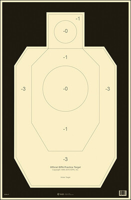 Action Target IDPA Paper