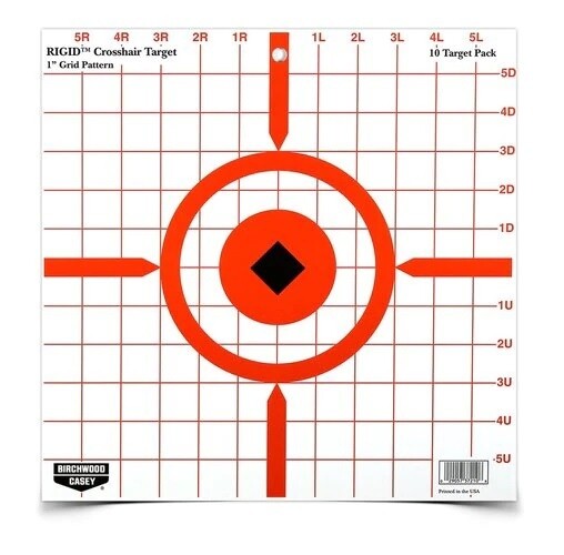 B/C Rigid Sight-In Target 12” 10pk