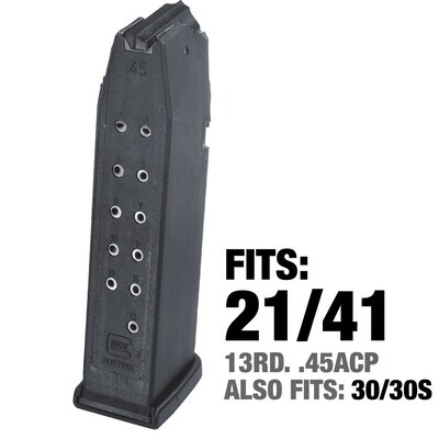 Glock 21/41 OEM 45 ACP 13rd Mags