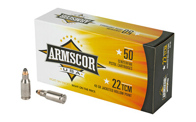 Armscor 22TCM 40gr JHP 50rds