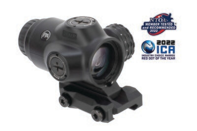 Primary Arms SLx 3X MicroPrism with Red Illuminated ACSS Raptor 5.56/.308 Reticle - Yard
