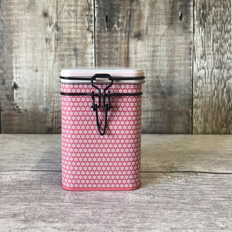 Bella pink Tea Caddie