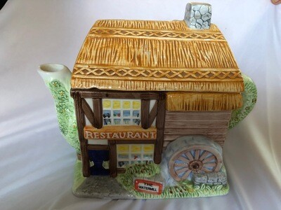 Vintage watermill restaurant Tea Pot