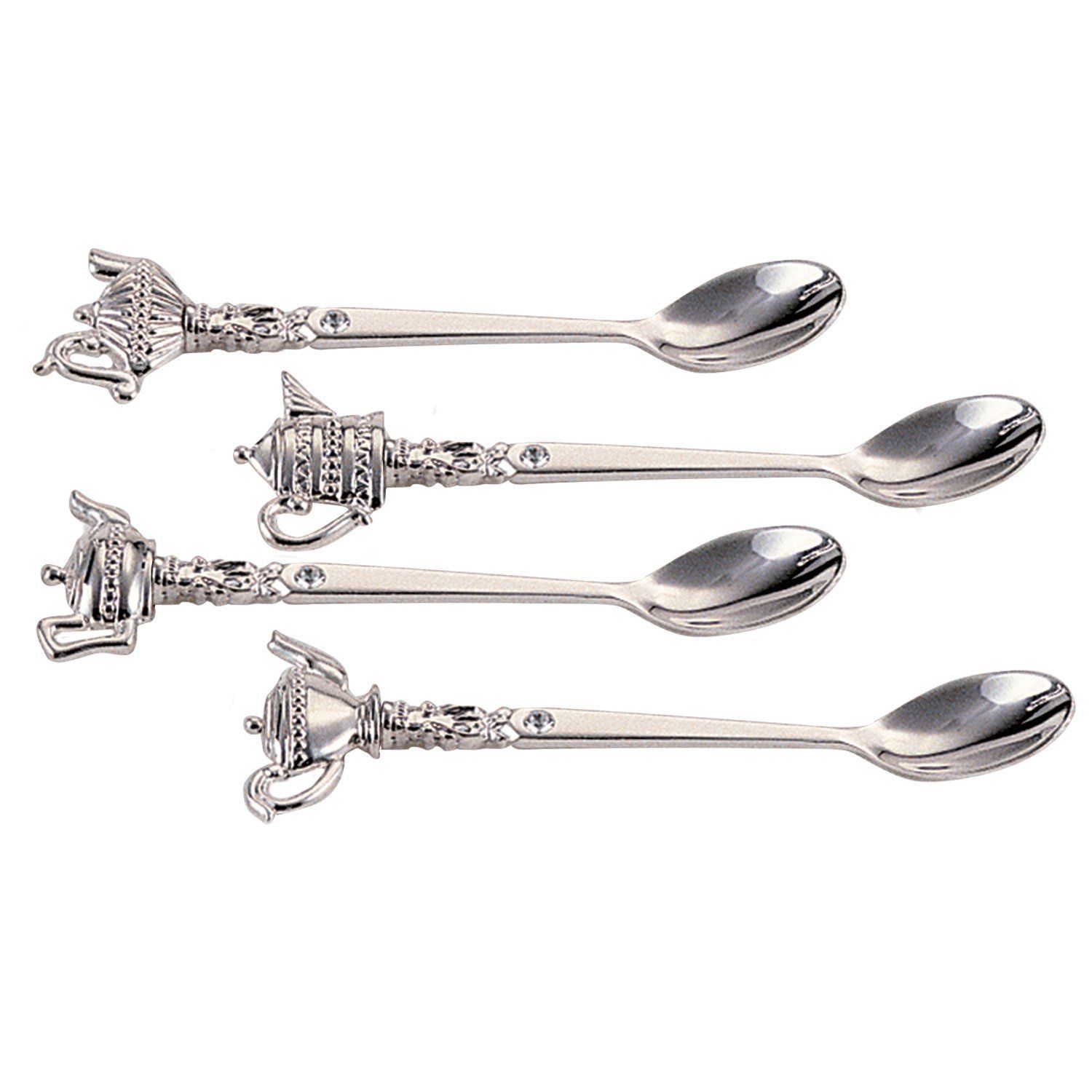 SP Teapot Spoon with Crystal