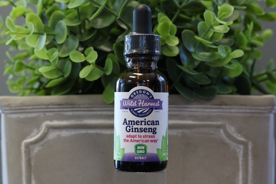 Wild Harvest Tinctures, Tincture: American Ginseng 1oz