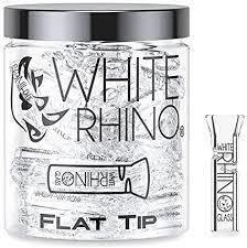 White Rhino , Design: Glass Tip- Flat