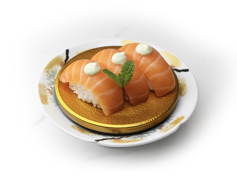 Wasabi Mayo Salmon Nigiri