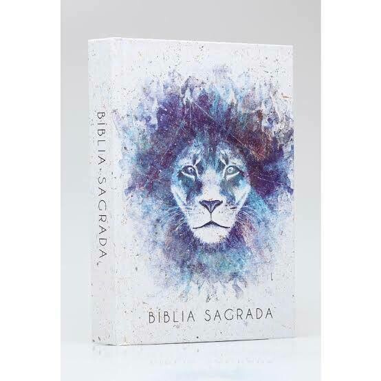 Bíblia Sagrada | NVI | Leitura Perfeita | Letra Grande | Capa Dura | Leão Aquarela