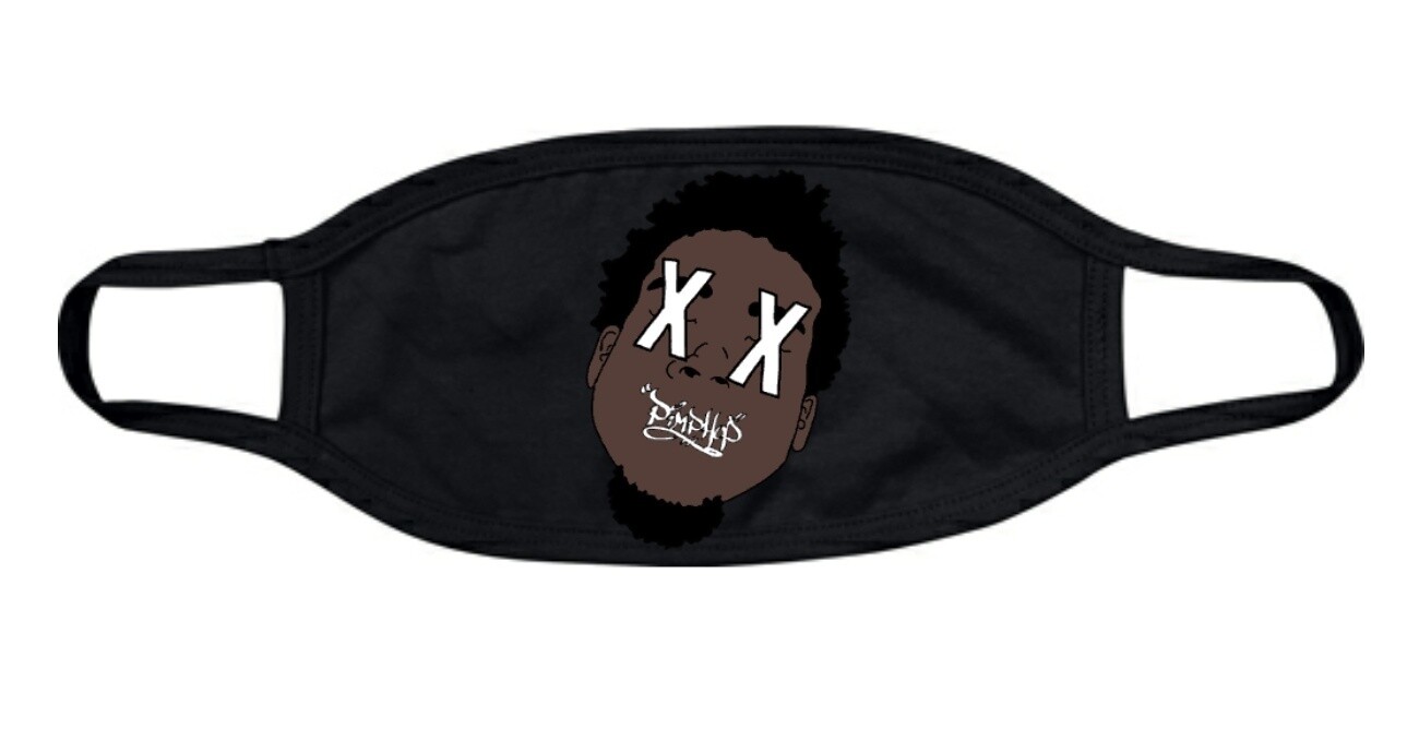 COVID Mask Flagship Logo Black