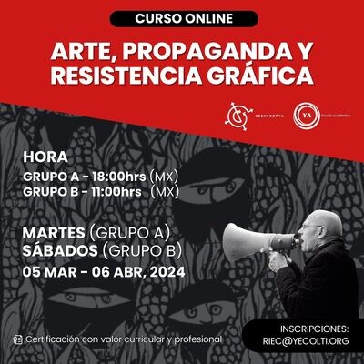 Curso online Arte, propaganda y resistencia grafica