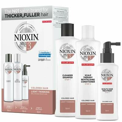 Nioxin System 3 Kit de 3 Pasos 150 ml.