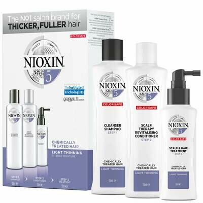 Nioxin System 5 Kit de 3 Pasos 150 ml.