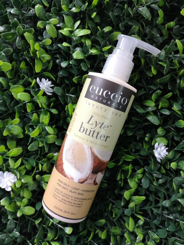 Cuccio - Coconut & White Ginger Lyte Body Butter 237 ml
