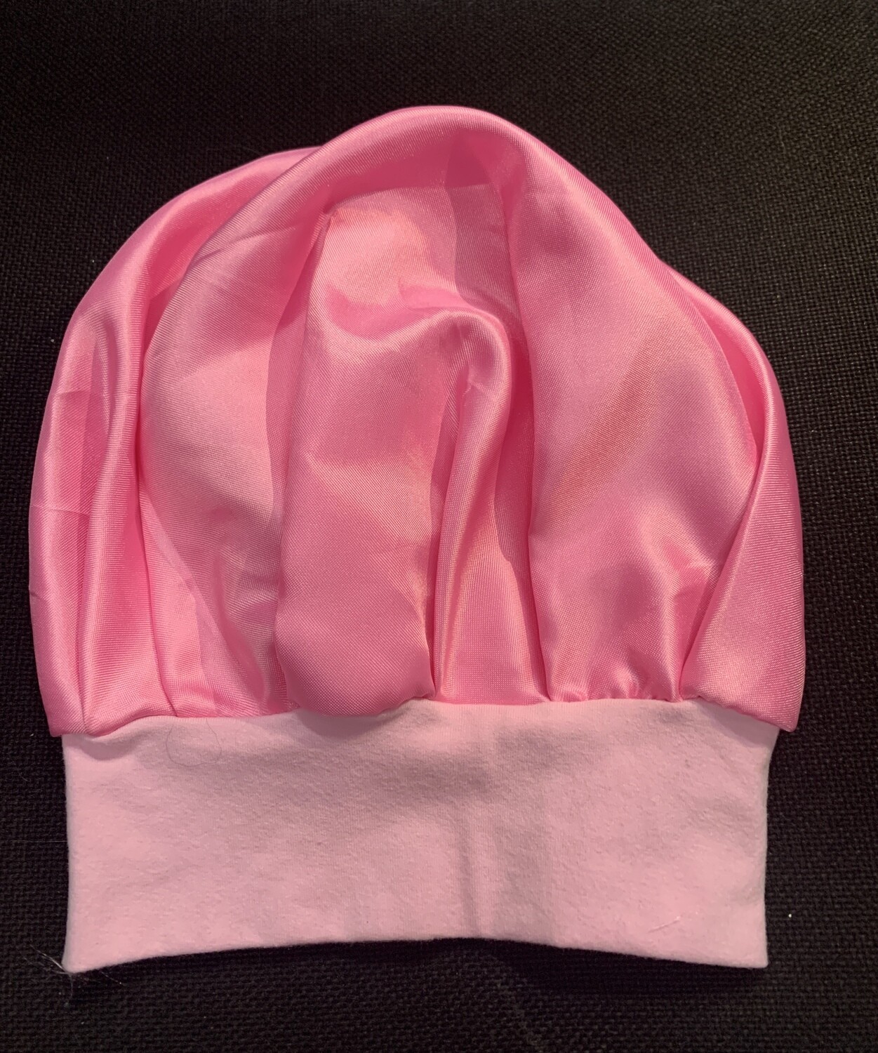 Gorro para Dormir de Satín Rosado