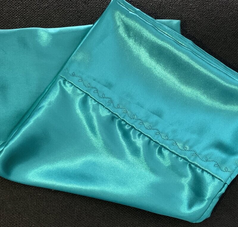 Funda de satín Turquesa