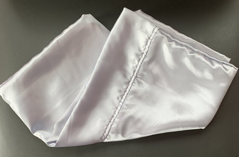 Funda de satín Blanco