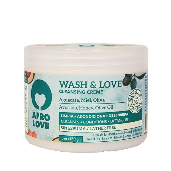 Afro Love - Acondicionador Limpiador Wash & Love 450 g Afro Love - Acondicionador Limpiador Wash & Love 450 g