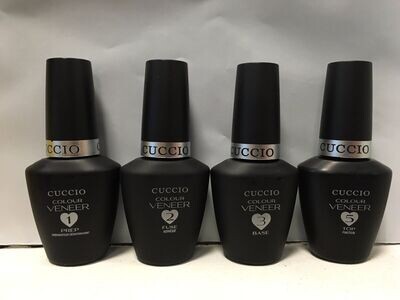Cuccio - Color Veneer Treatment Mini Kit 4 x 3.7 ml