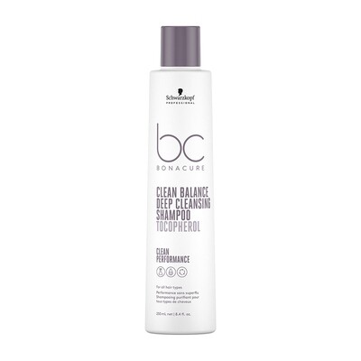 Schwarzkopf - Clean Balance Deep Cleasing Shampoo 250 ml Schwarzkopf - Clean Balance Deep Cleasing Shampoo 250 ml