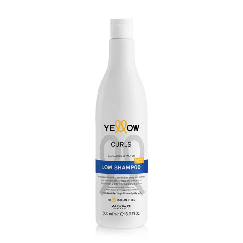 Yellow - Curls Low Shampoo 500 ml Yellow - Curls Low Shampoo 500 ml