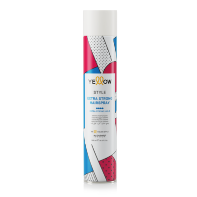Yellow - Style Extra Strong Hairspray 500 ml