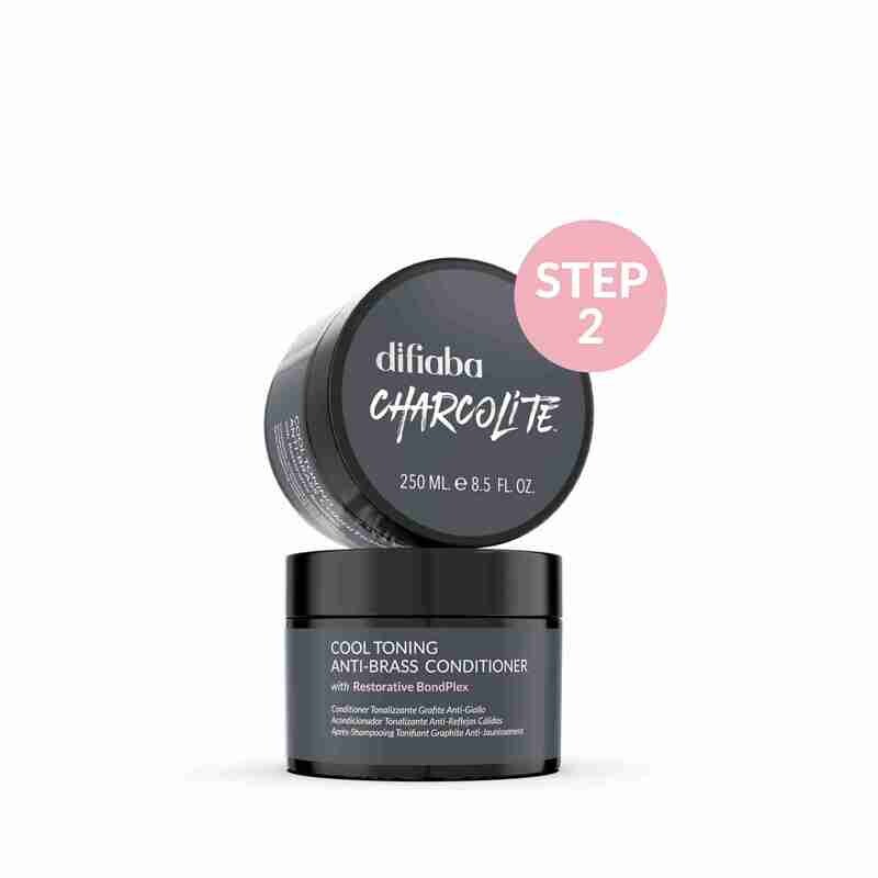 Difiaba - Charcolite Cool Toning Anti-Brass Conditioner 250 ml Difiaba - Charcolite Cool Toning Anti-Brass Conditioner 250 ml