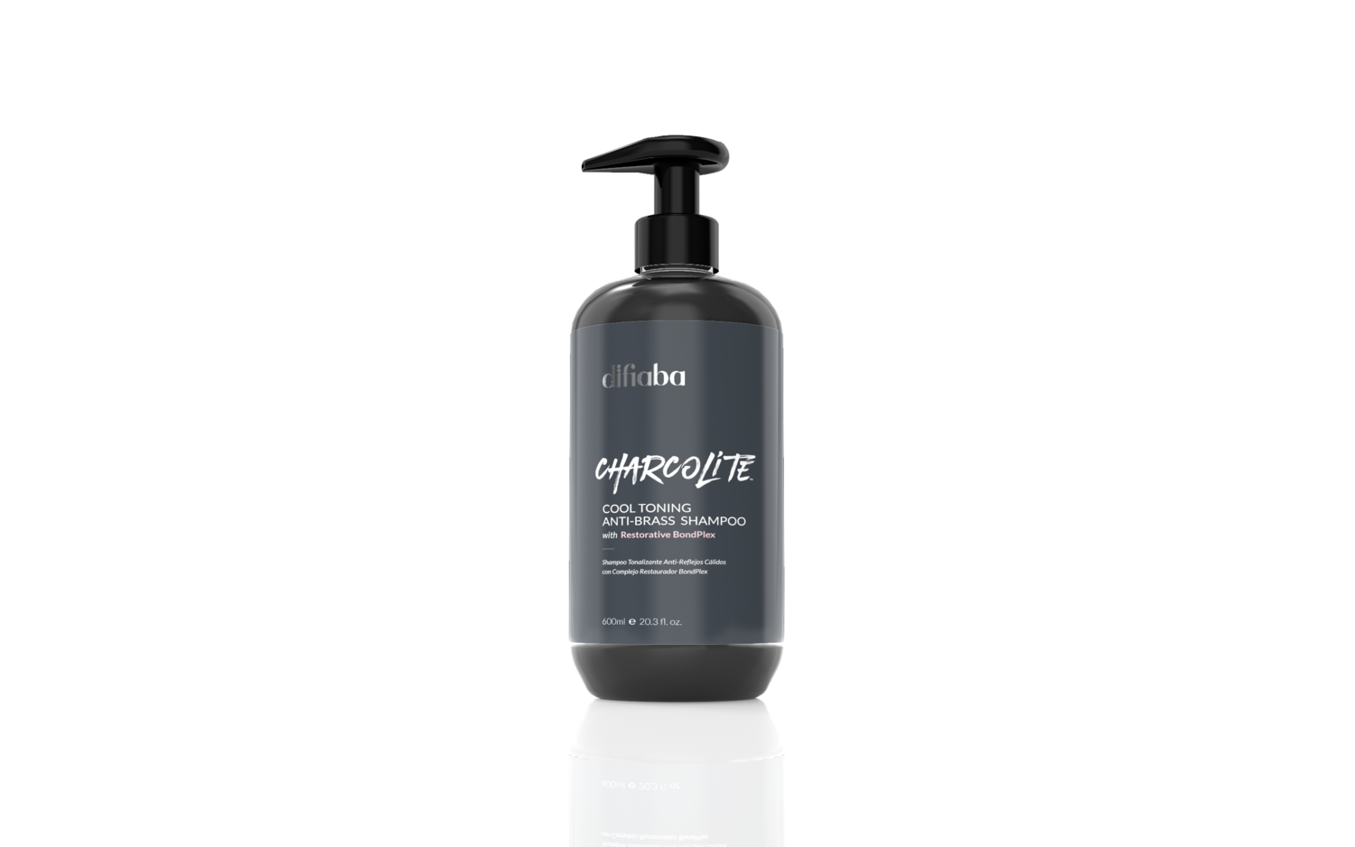 Difiaba - Charcolite Cool Toning Anti-Brass Shampoo 600 ml