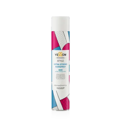 Yellow - Style Extra Strong Hairspray 500 ml Yellow - Style Extra Strong Hairspray 500 ml