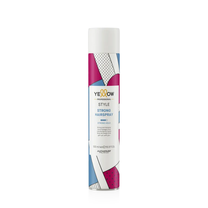 Yellow - Style Strong Hairspray 500 ml Yellow - Style Strong Hairspray 500 ml