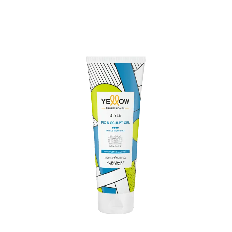 Yellow - Style Fix & Sculpt Gel 250 ml Yellow - Style Fix & Sculpt Gel 250 ml