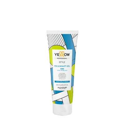 Yellow - Style Fix & Sculpt Gel 250 ml Yellow - Style Fix & Sculpt Gel 250 ml