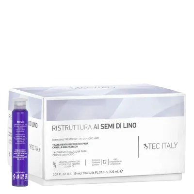 Tec Italy - Ristruttura Ai Semi Di Lino 12 x 10 ml