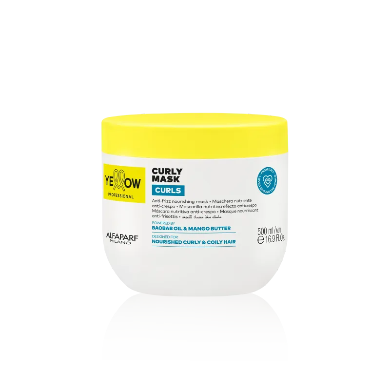 Yellow - Curly Mask 500 ml