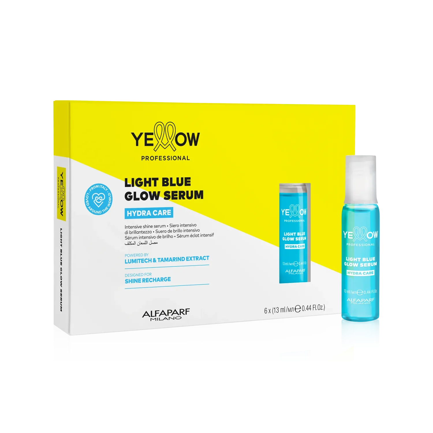 Yellow - Hydra Care Light Blue Glow Serum  6x13 ml