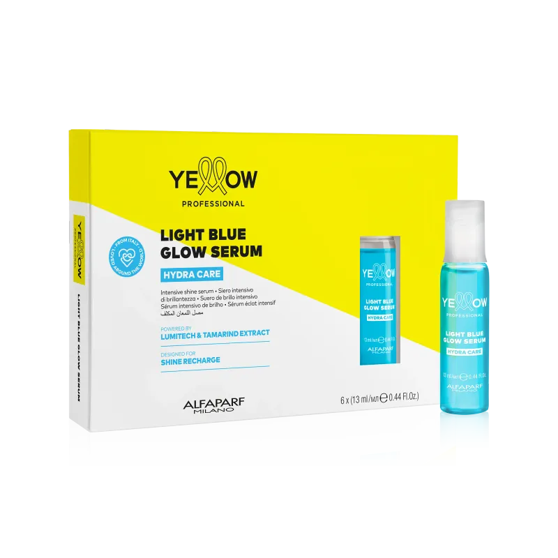 Yellow - Hydra Care Light Blue Glow Serum  6x13 ml
