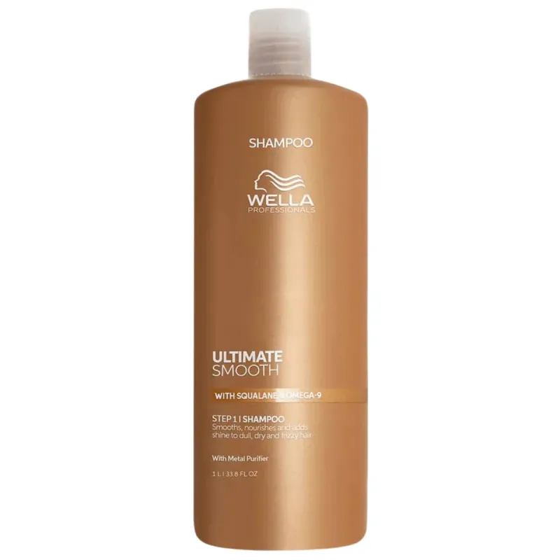 Wella Professionals - Ultimate Smooth Shampoo 1000 ml Wella Professionals - Ultimate Smooth Shampoo 1000 ml