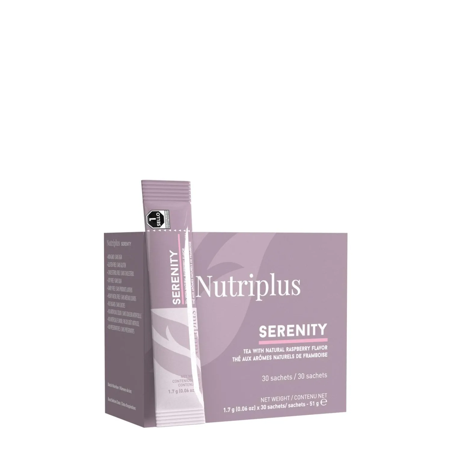 Nutriplus - Serenity Raspberry Tea 30 x 1.7 gr