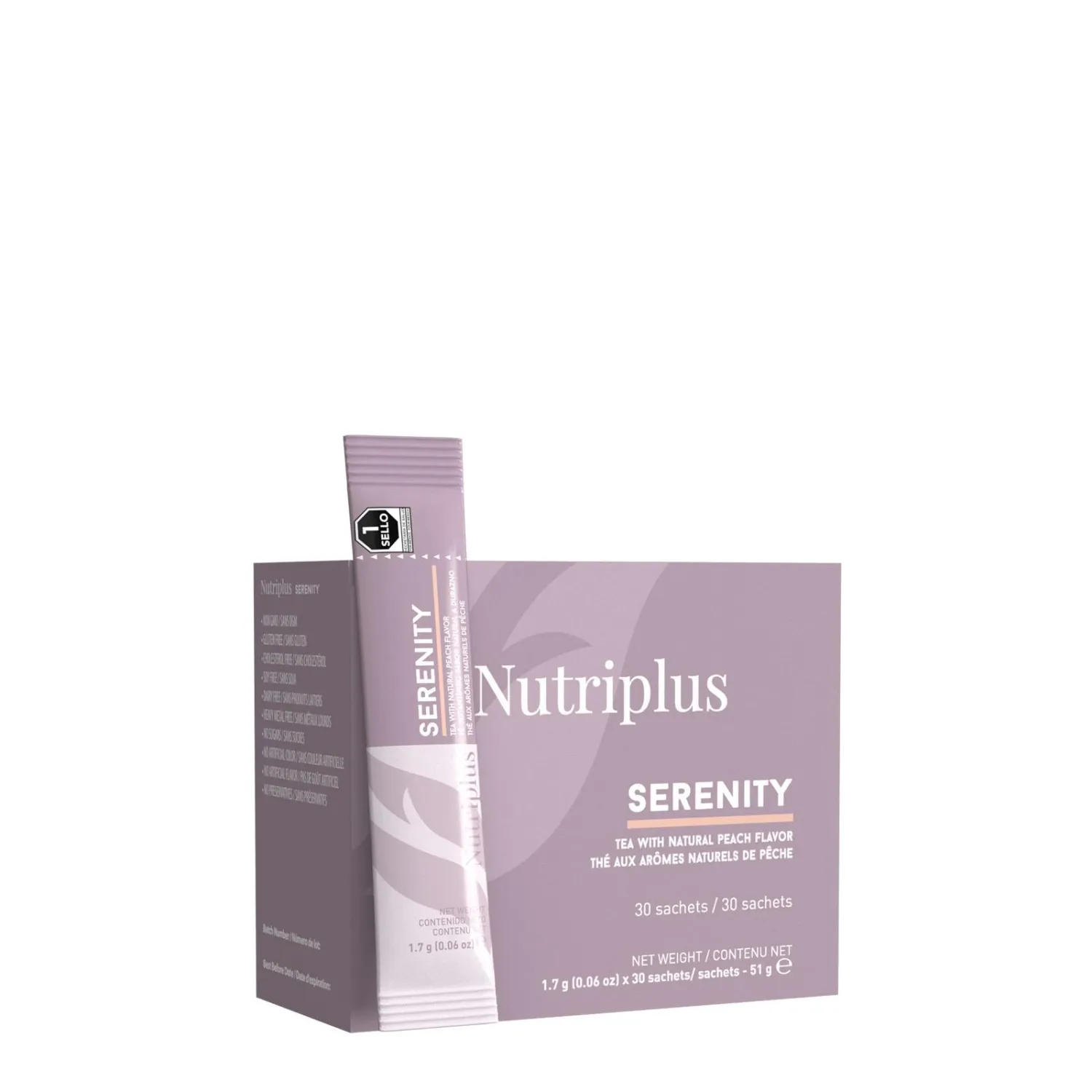 Nutriplus - Serenity Peach Tea 30 x 1.7 gr