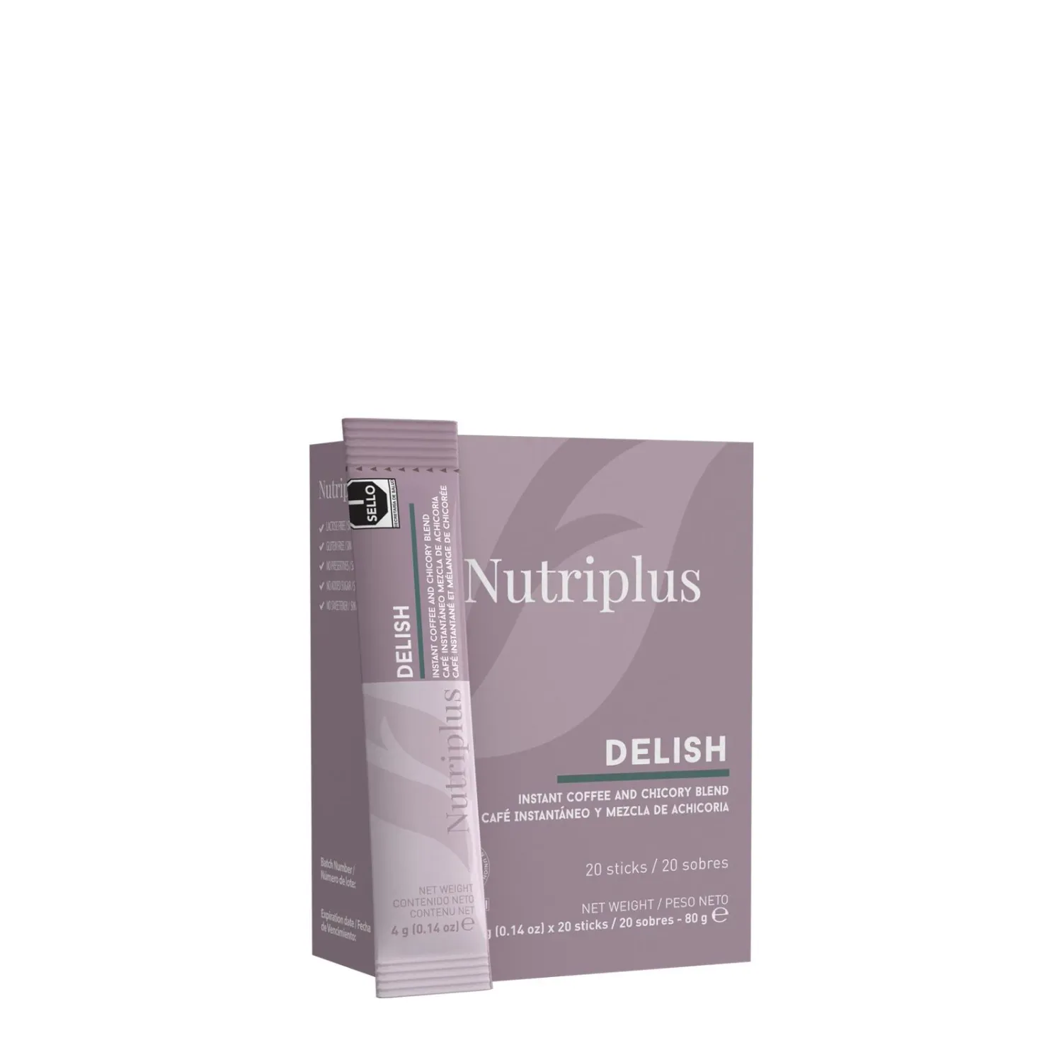 Nutriplus - Delish Instant Coffee and Chicory Blend Sticks 20 x 4 gr