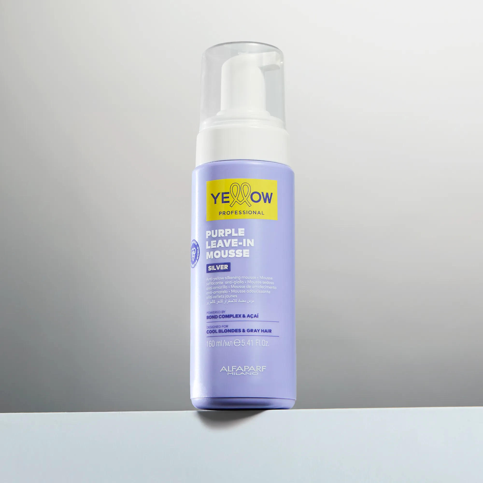 Yellow - Silver Leave in Mousse 160