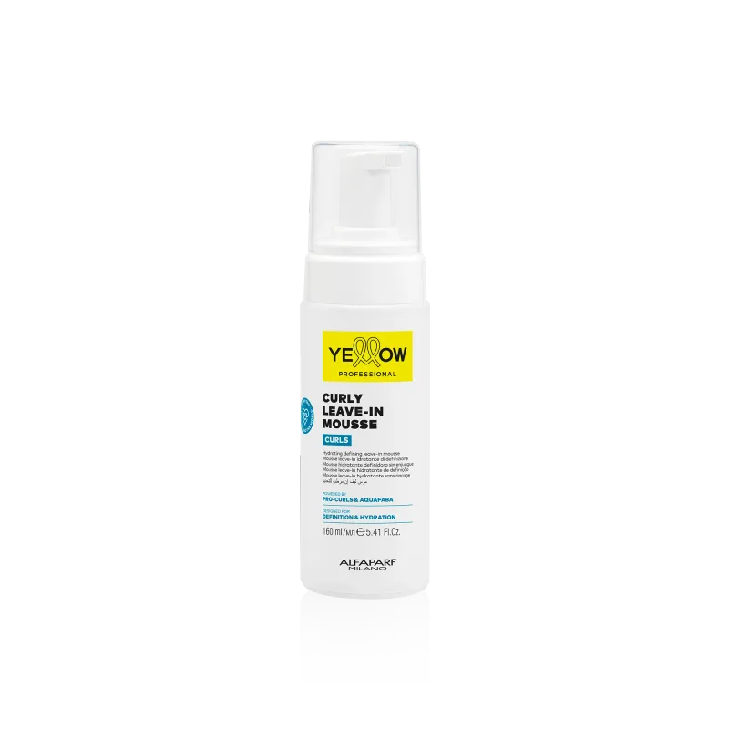 Yellow - Curls Eco-Mousse 160 ml Yellow - Curls Eco-Mousse 160 ml