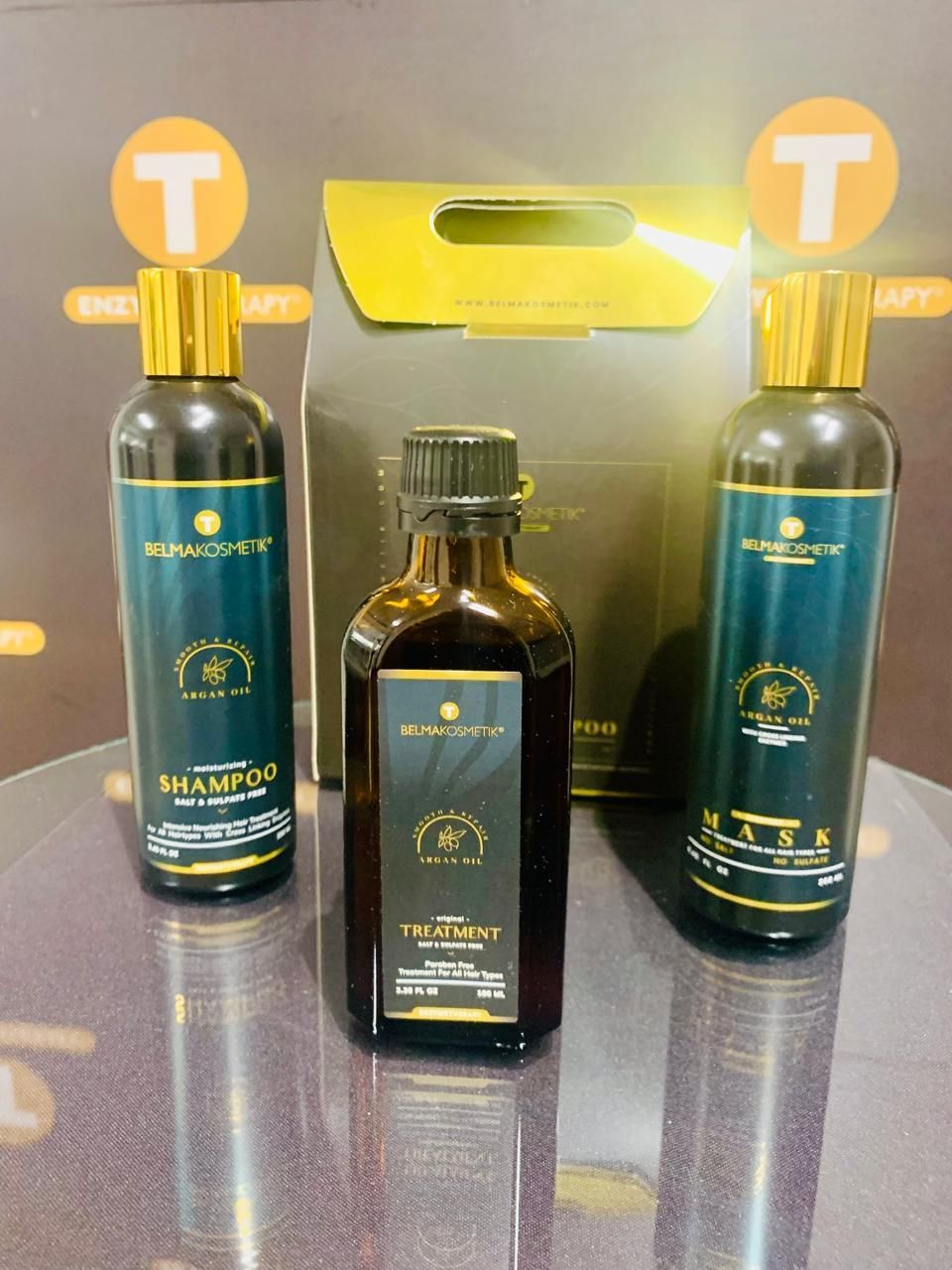 Belma Kosmetik - KIT PROMOCIONAL 250 ml + Aceite Argan 100 ml Gratis