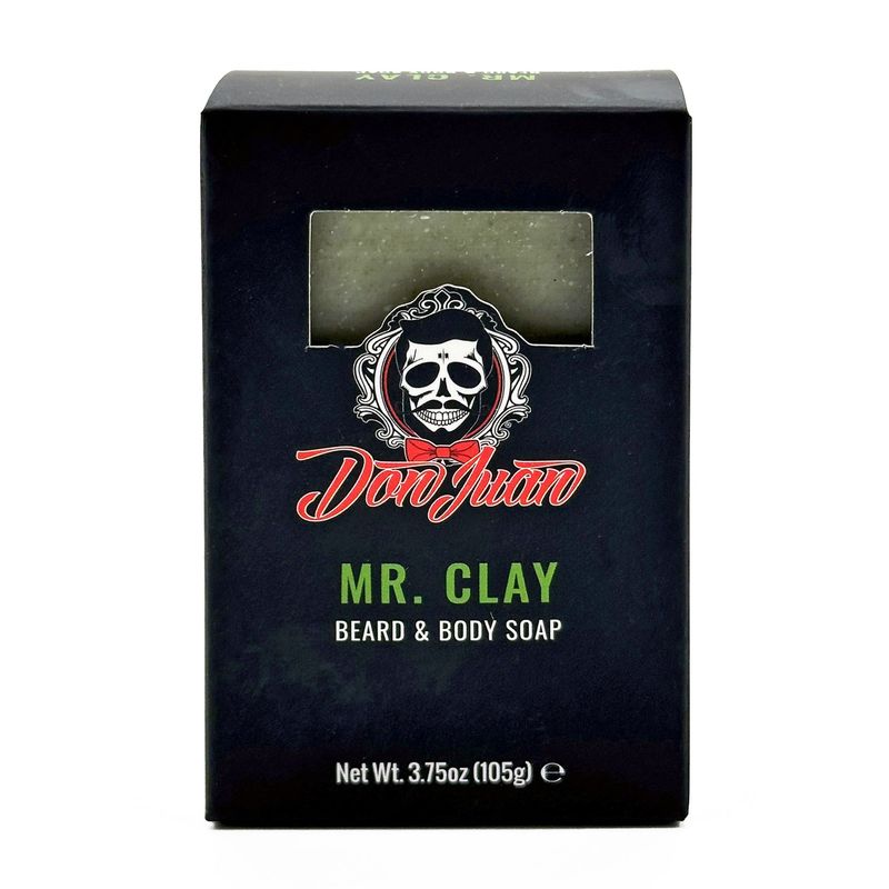 Don Juan Pomade - Mr. Clay Jabón orgánico para barba y cuerpo 105 gr