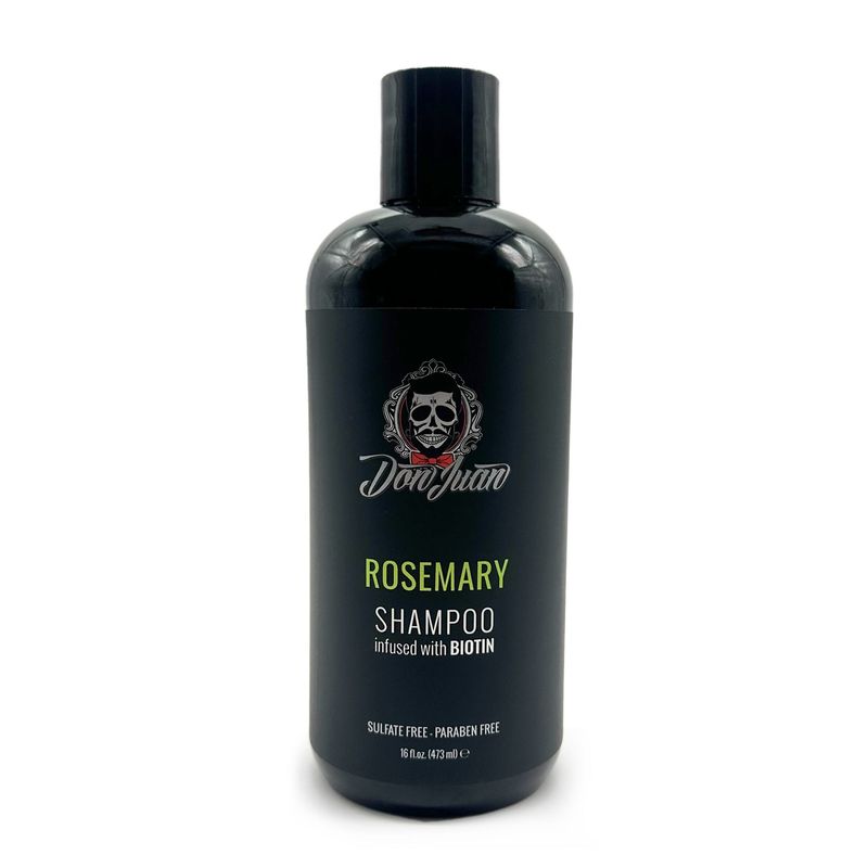 Don Juan Pomade - Shampoo Romero y Biotina 473 ml Don Juan Pomade - Shampoo Romero y Biotina 473 ml