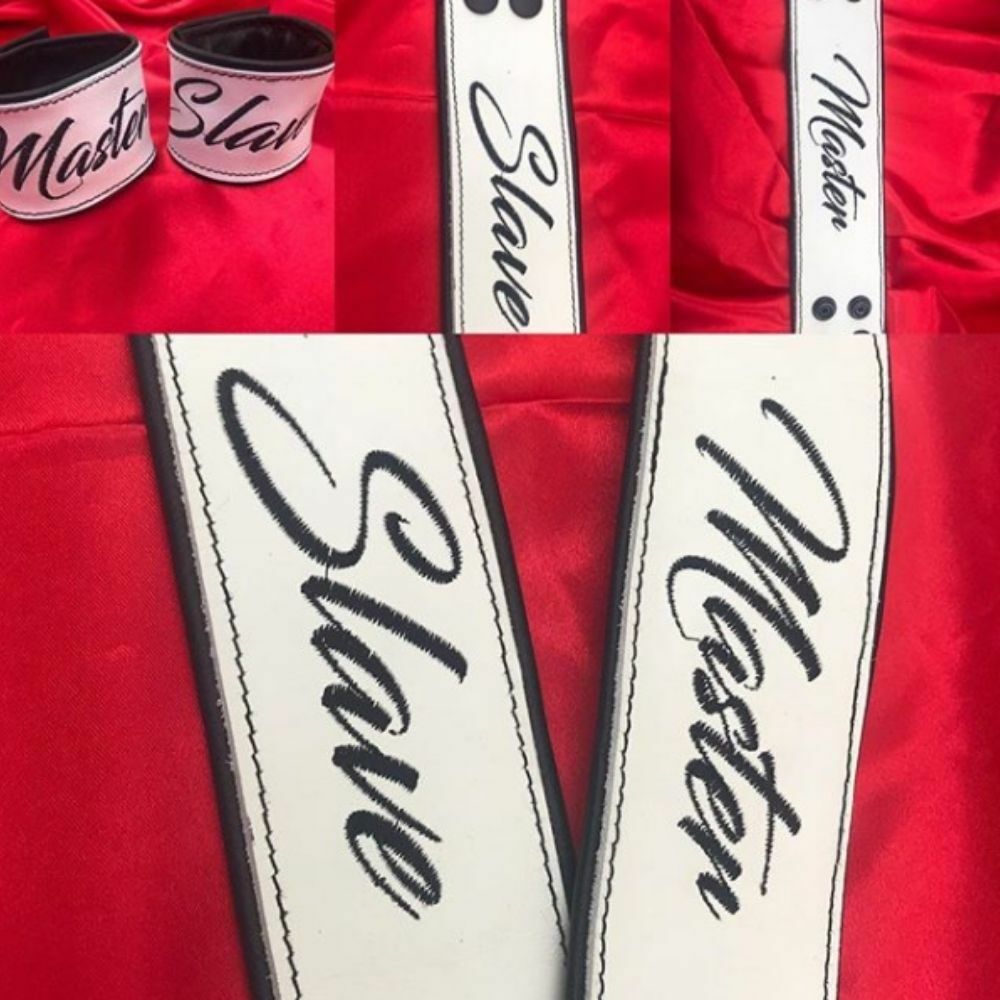 No Mercy Gear Wrist Band - Embroidered Custom Design 2-set