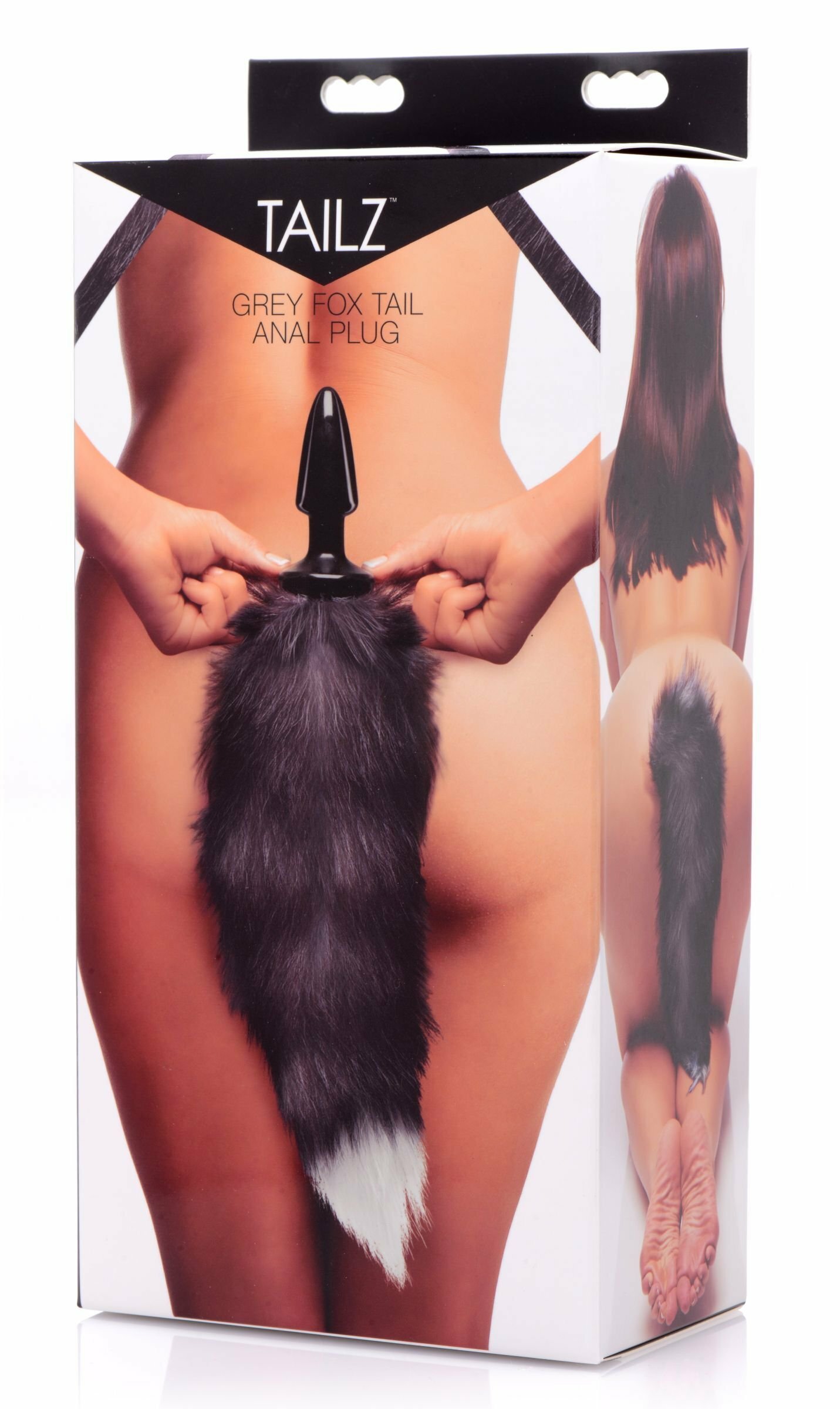 Tailz - Grey Fox Tail Anal Plug