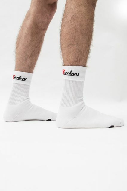 Sk8erboy - Puppy Socks - White