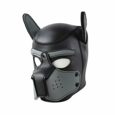 Daytona - Puppy Play Hood Mask - Gray