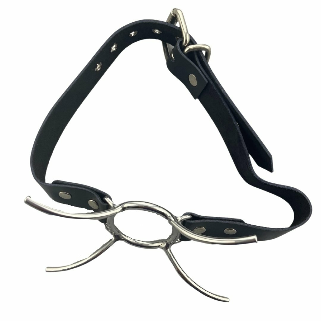 No Mercy Gear - Stainless Steel Spider Gag 2in1