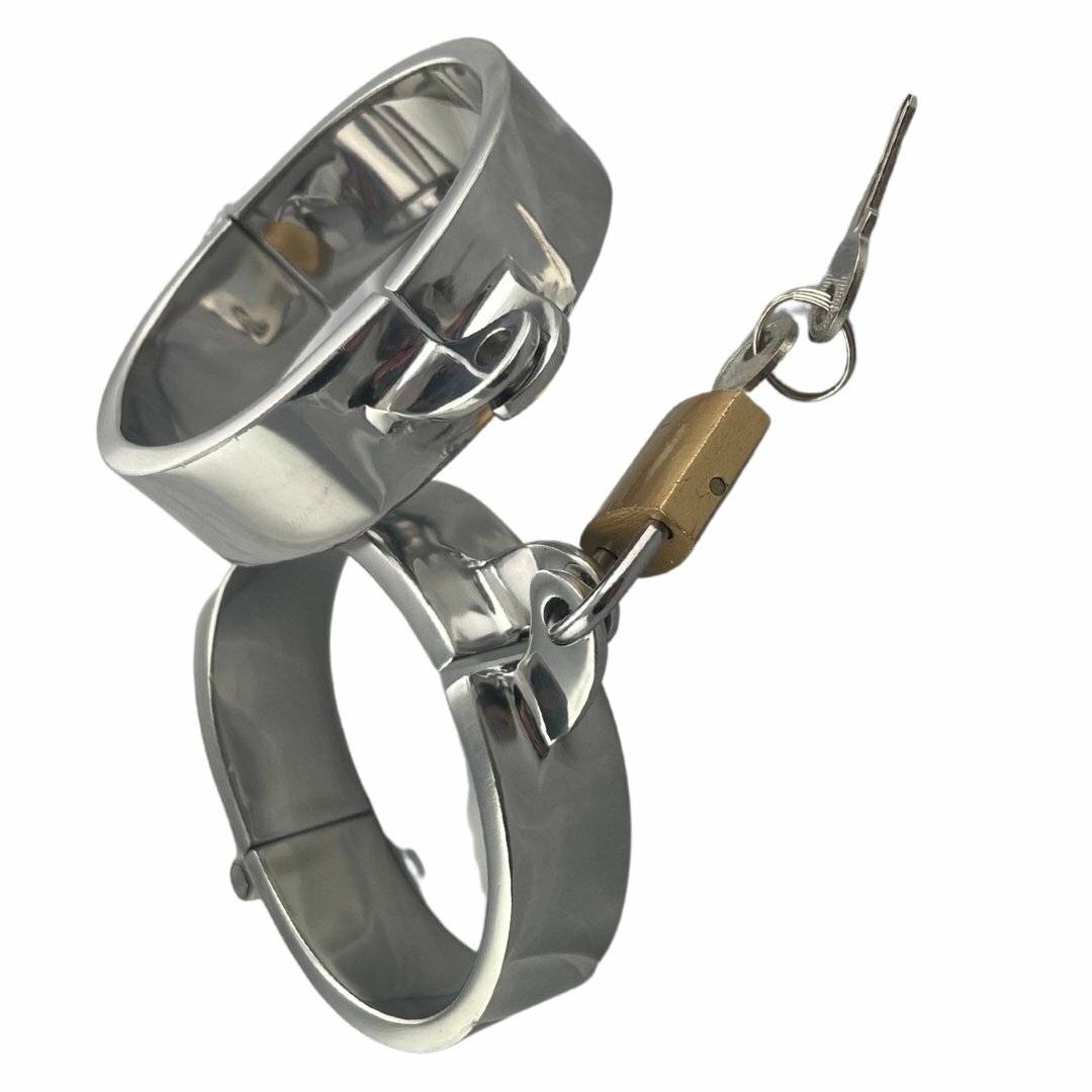 No Mercy Steel - Steel Wrist Shackle Cuff w/ Padlock